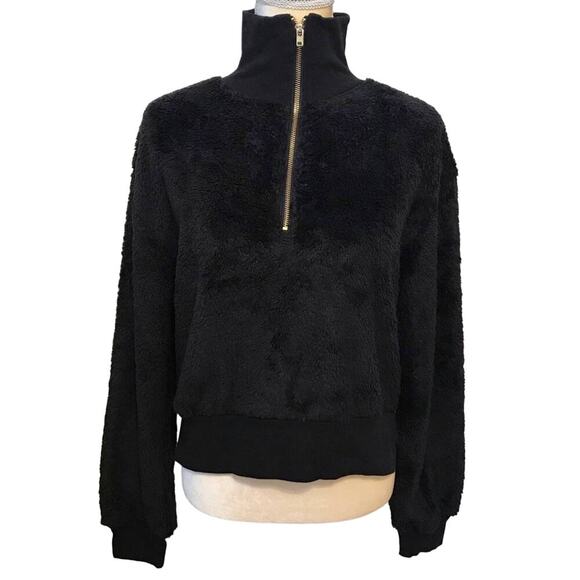 Material Girl Active NWT Faux Fur Top Women M - Picture 1 of 12
